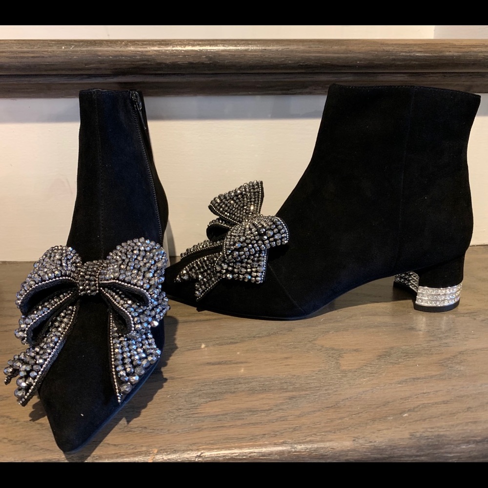 Jeffrey Campbell Luci Embellished Bow Bootie